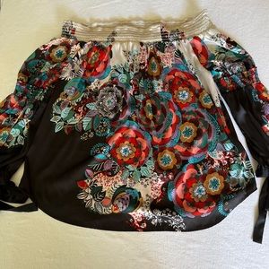 NY&Co 7th Ave Design Studio Multi Colored Blouse XL